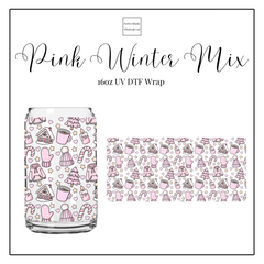 Pink Winter Mix 16oz UVDTF