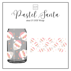 Pastel Santa 16oz UVDTF