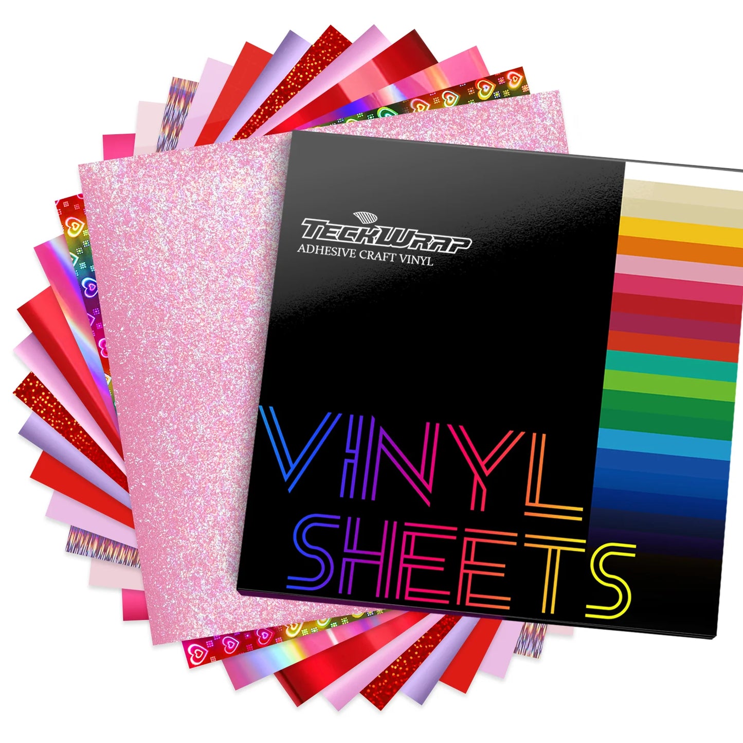 TeckWrap Valentine's Sheets Pack (12 PCS)