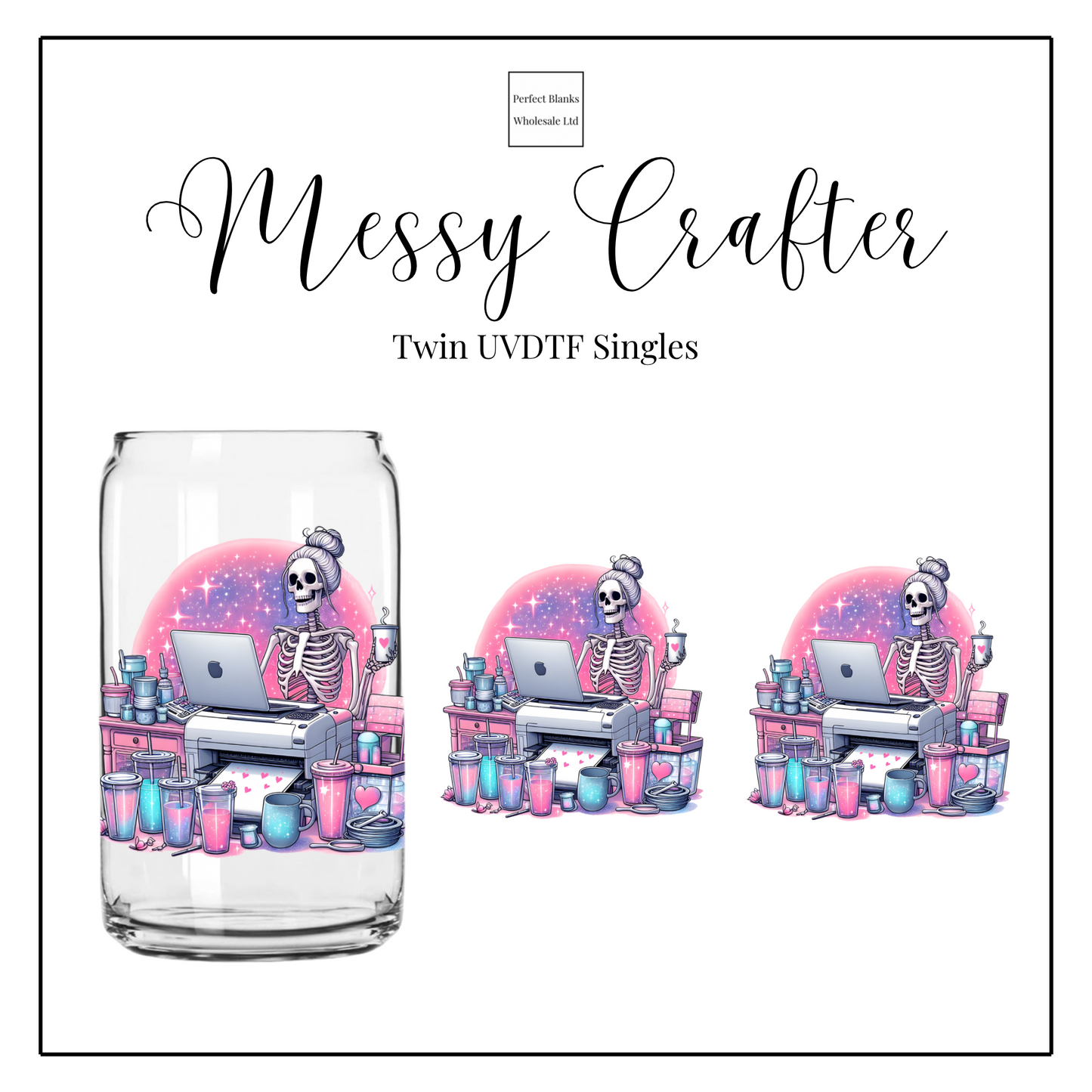 Messy Crafter - Double UVDTF Singles Set