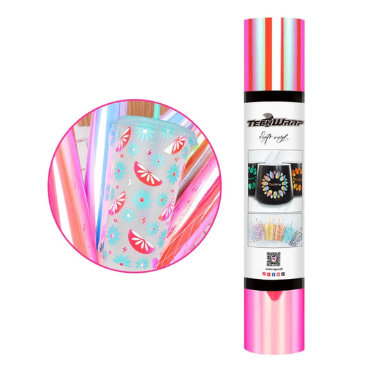 Teckwrap Hot Pink Opal Adhesive Vinyl - 5ft