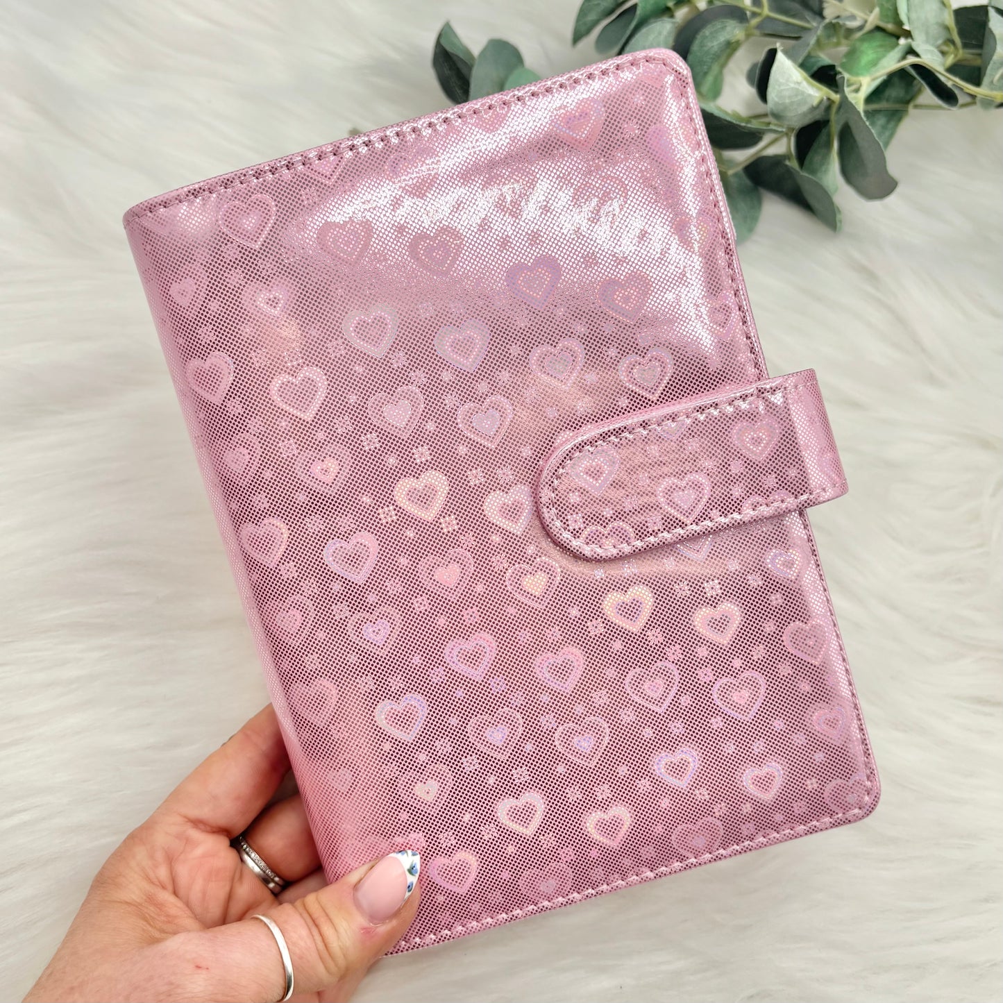 A6 Holo Heart Budget Binders / Organiser
