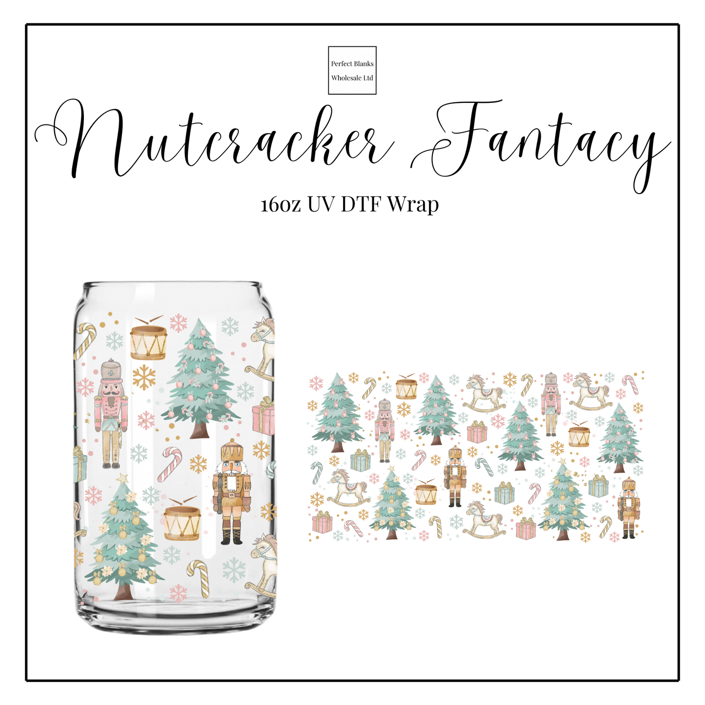 Nutcracker Fantasy 16oz UVDTF