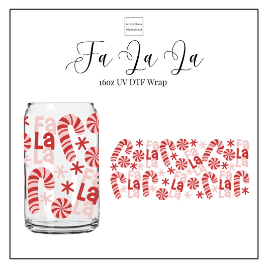 Fa La La 16oz UVDTF