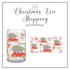 Christmas Tree Shopping 16oz UVDTF