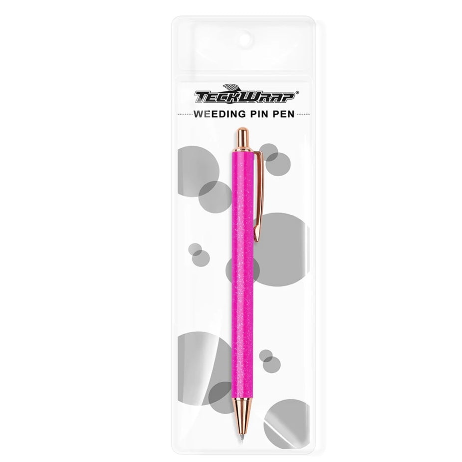 Teckwrap Weeding Pin Pen - Rose Red