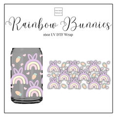 Rainbow Bunnies 16oz UVDTF