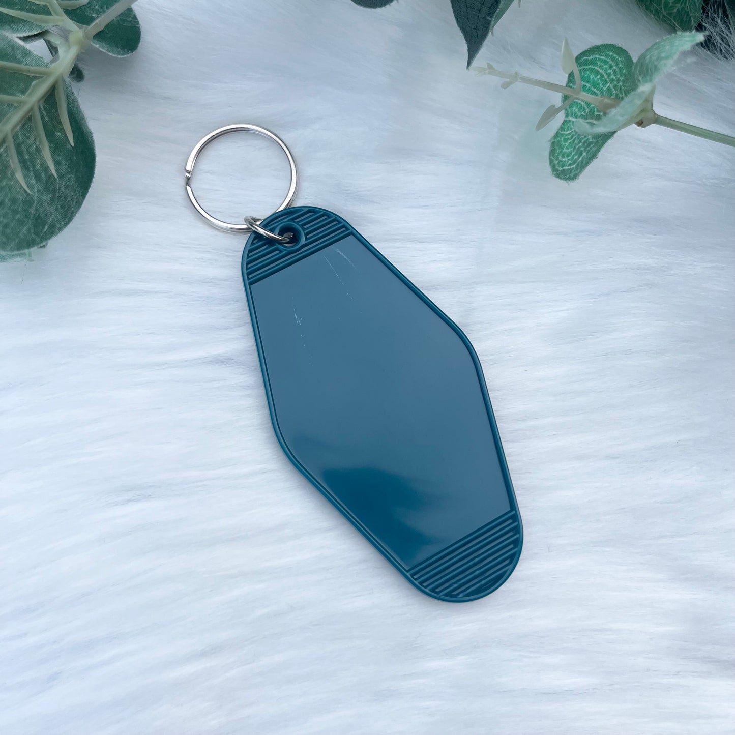 Deep Green Motel Keyring - No. 9
