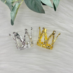 3D Diamante Crown Topper - 1 Pack Cabochon