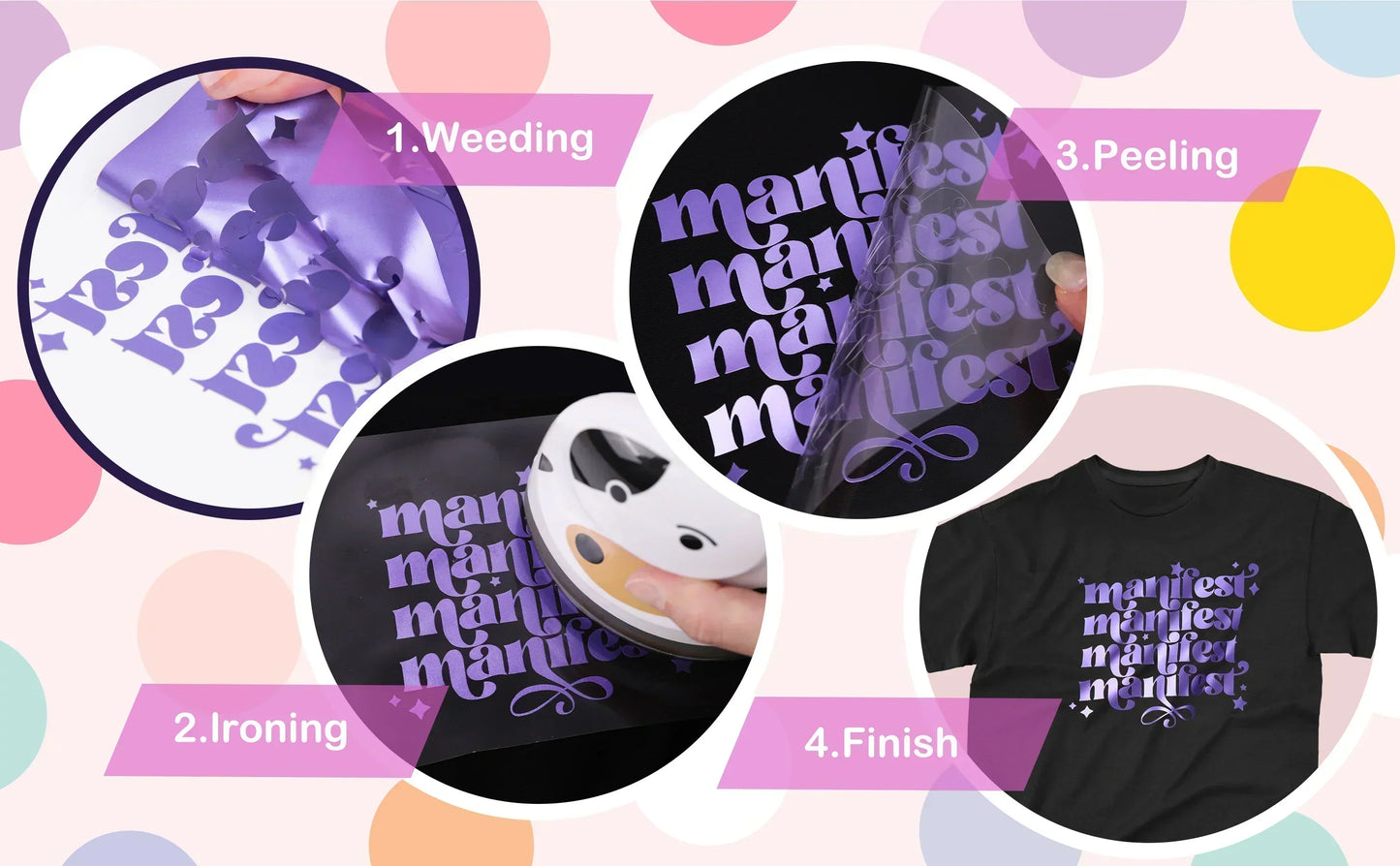 Teckwrap Matte Fushia Metallic Pearlescent HTV - 5ft