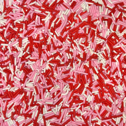 It's Love Sprinkles - Polymer Clay Slices 1oz