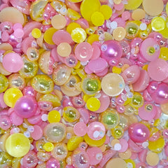 Rhubarb & Custard - Pearl and Rhinestone mix 1oz