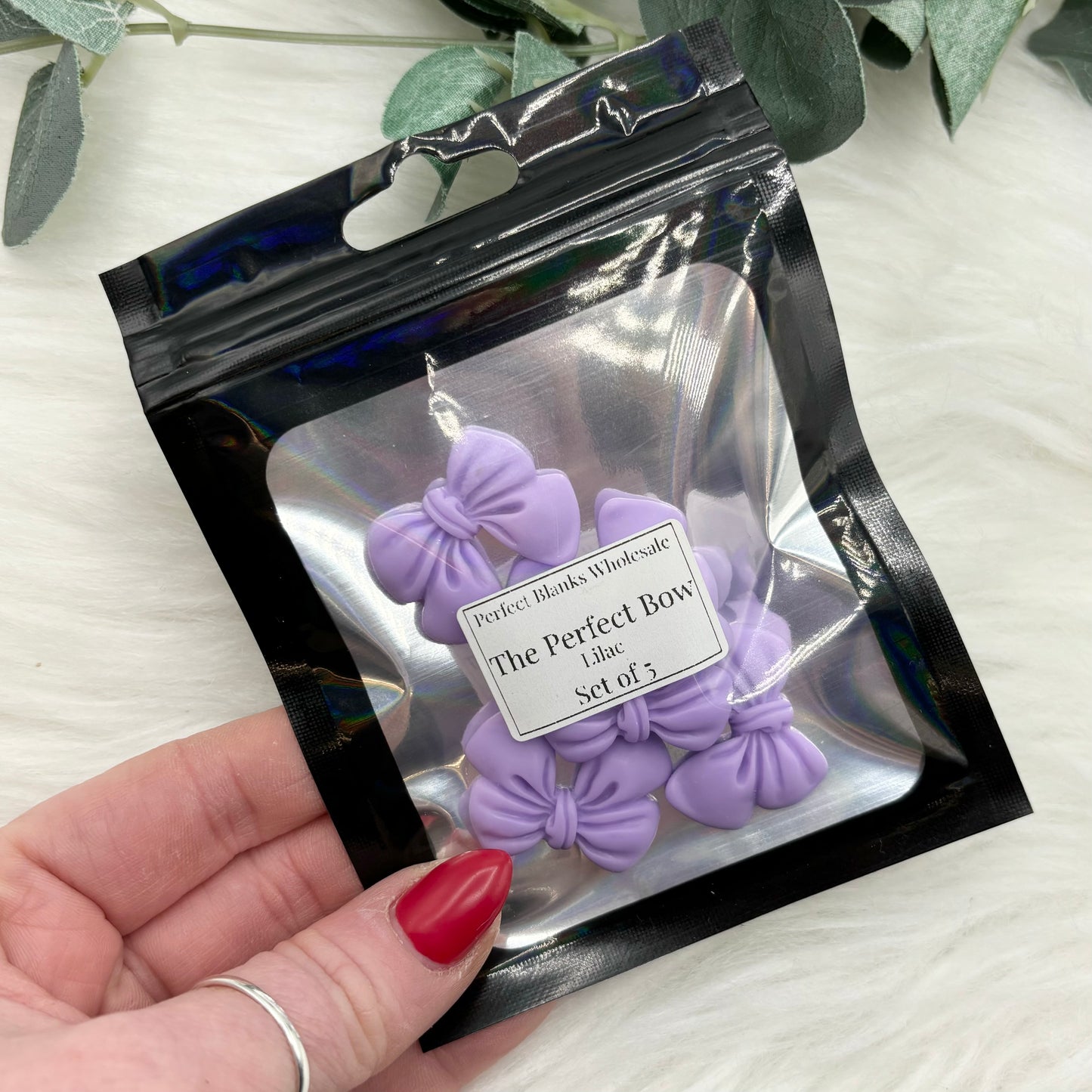 The Perfect Bow Cabochon - Lilac