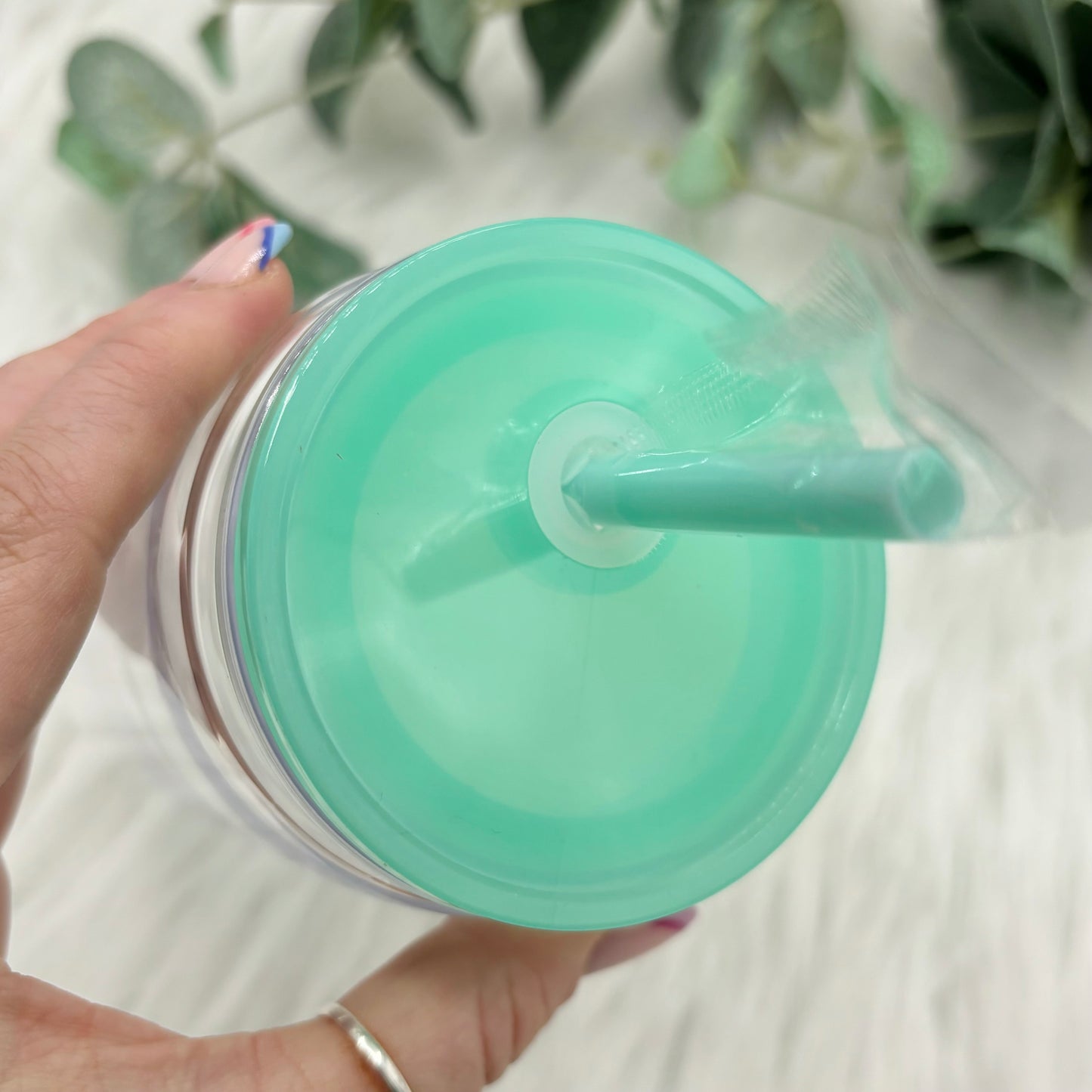 16oz Acrylic Double Walled Tumbler - Green