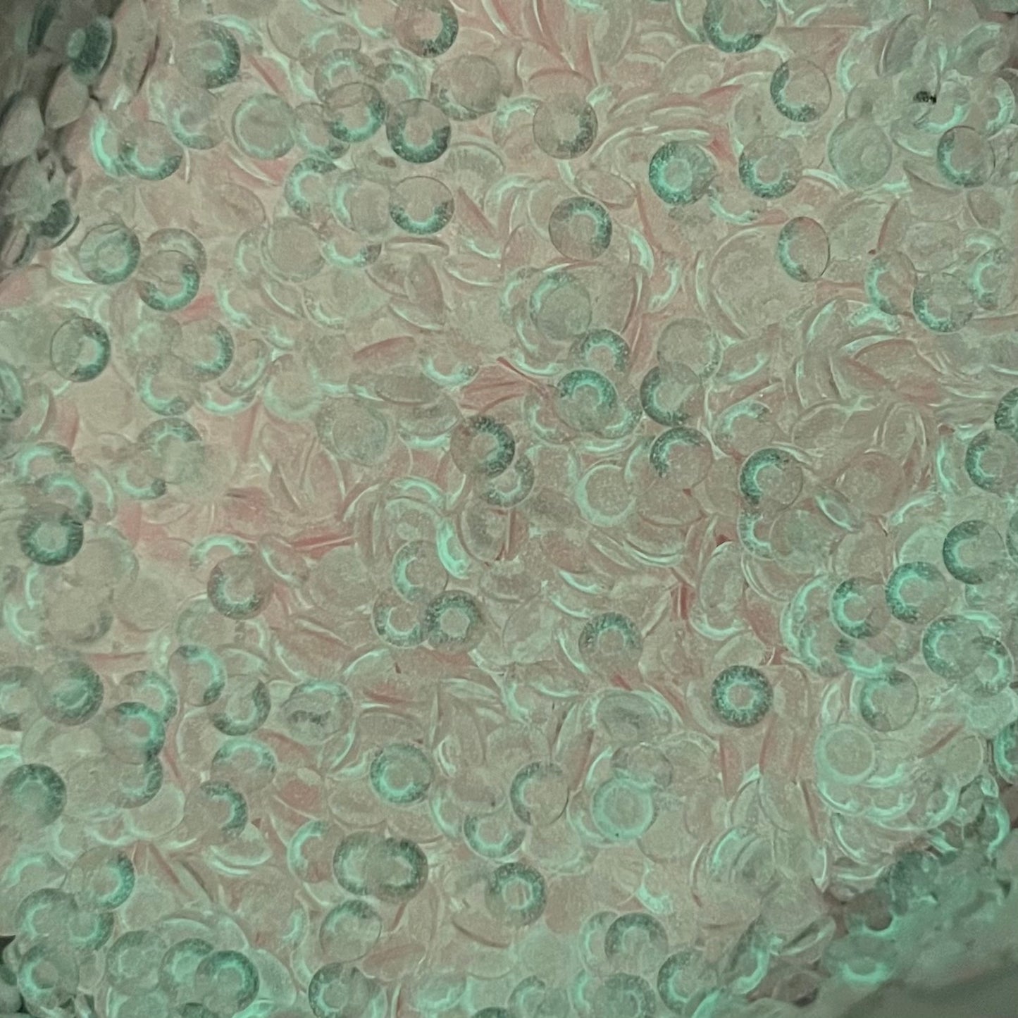 Pink Glow in the Dark Rhinestones - 5mm