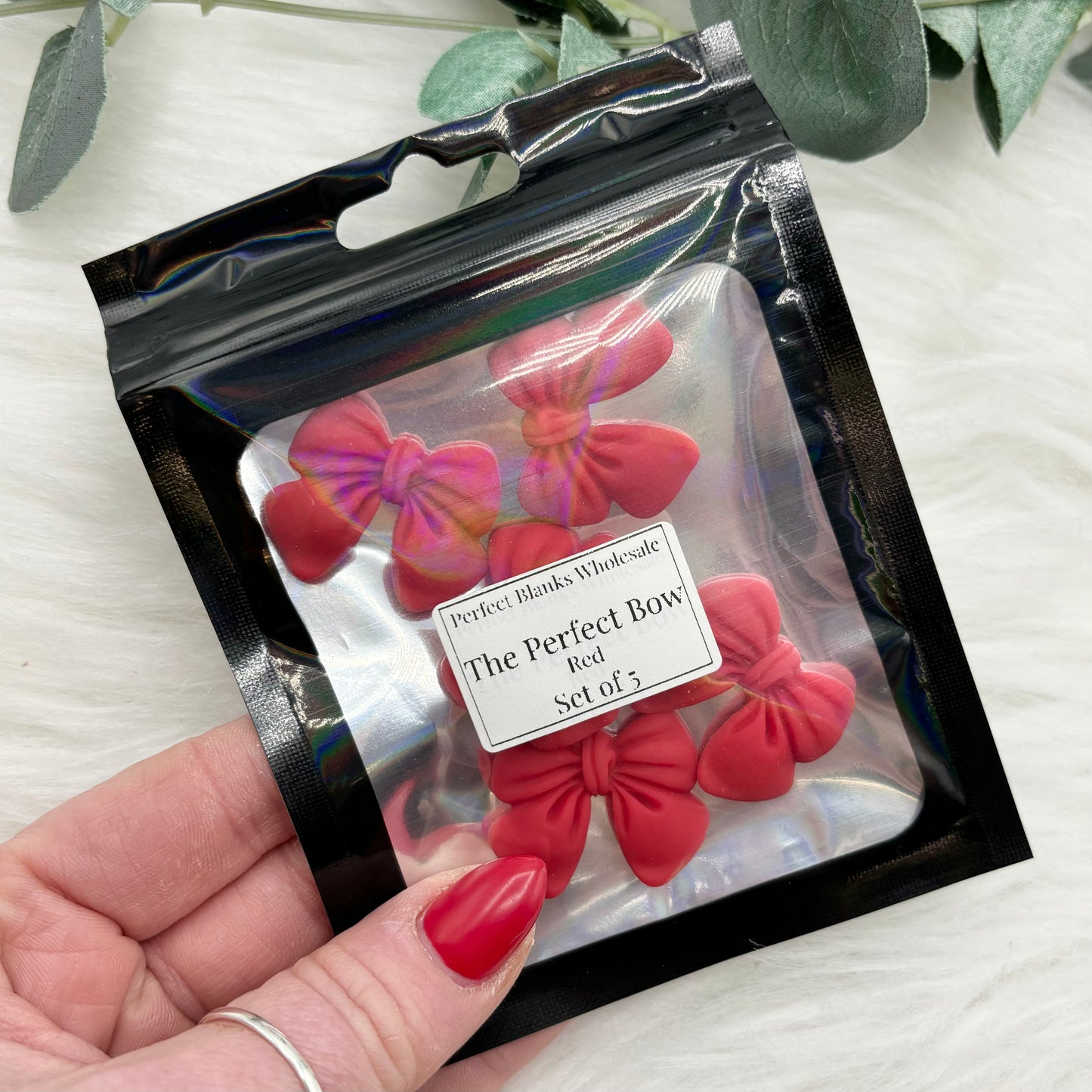 The Perfect Bow Cabochon - Red