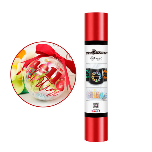 Teckwrap Metallic Satin Crimson Red Chrome Adhesive Vinyl