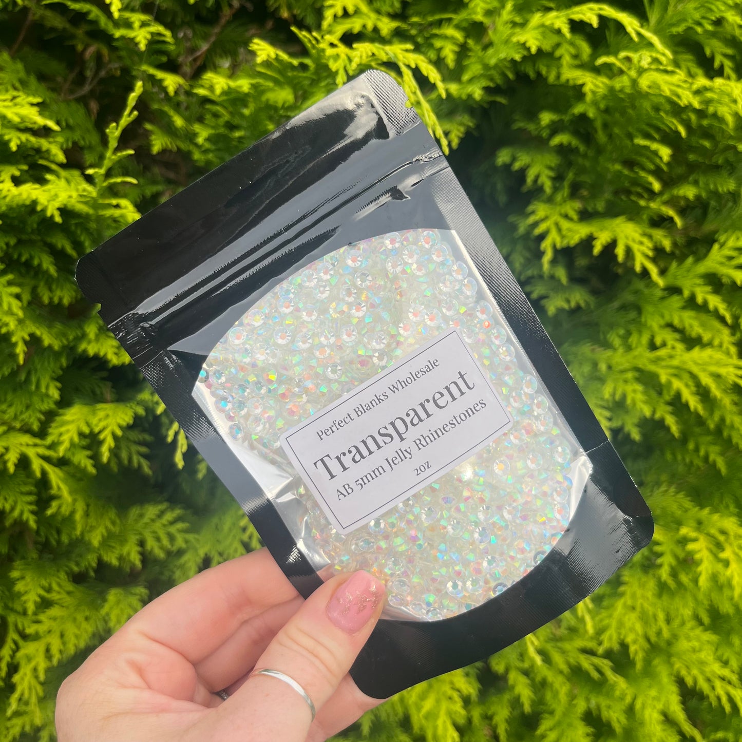 Transparent AB Jelly Rhinestones - 5mm