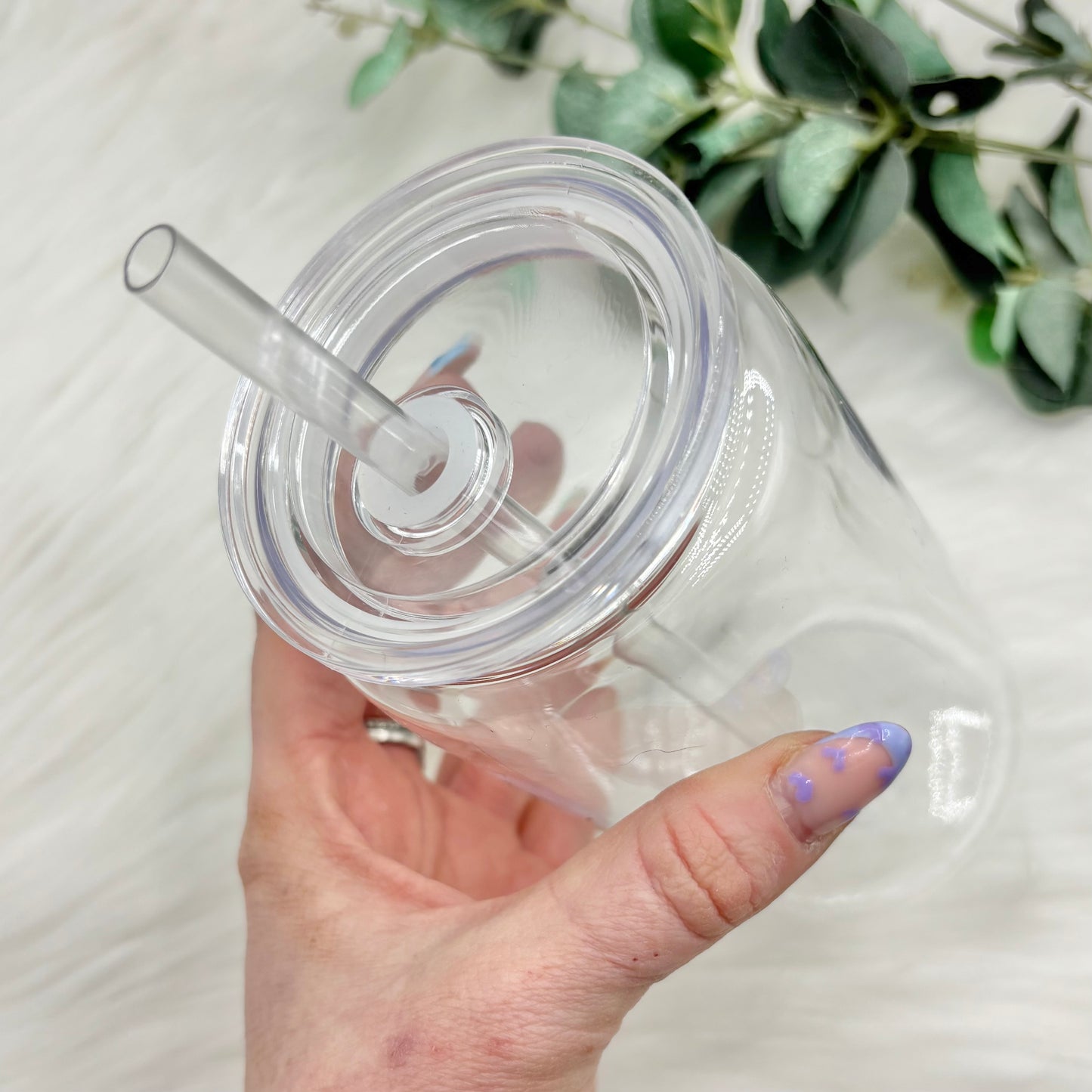16oz Plastic Libbey Can - Clear
