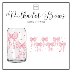 Polkadot Bows 16oz UVDTF