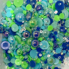 Turtle Bay - Pearl and Rhinestone mix 1oz