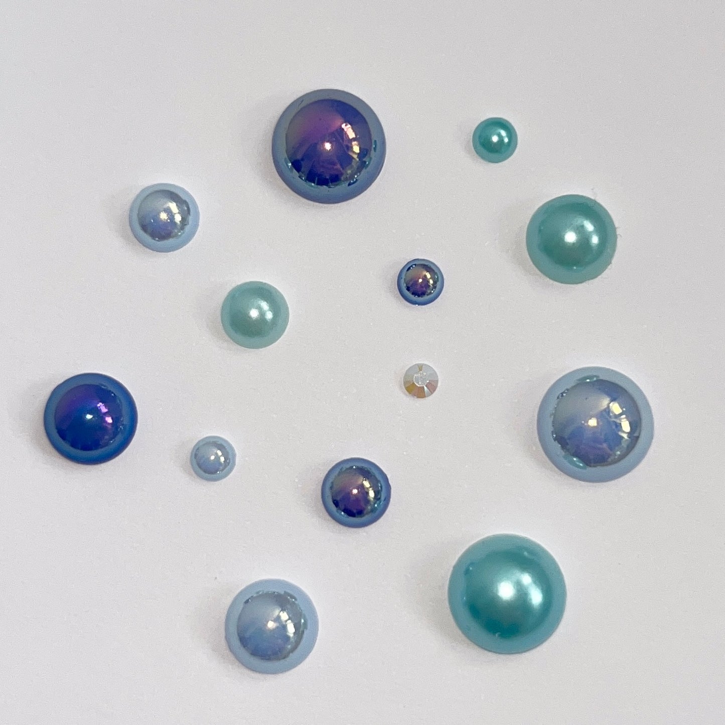 Glass Slipper - Pearl and Rhinestone mix