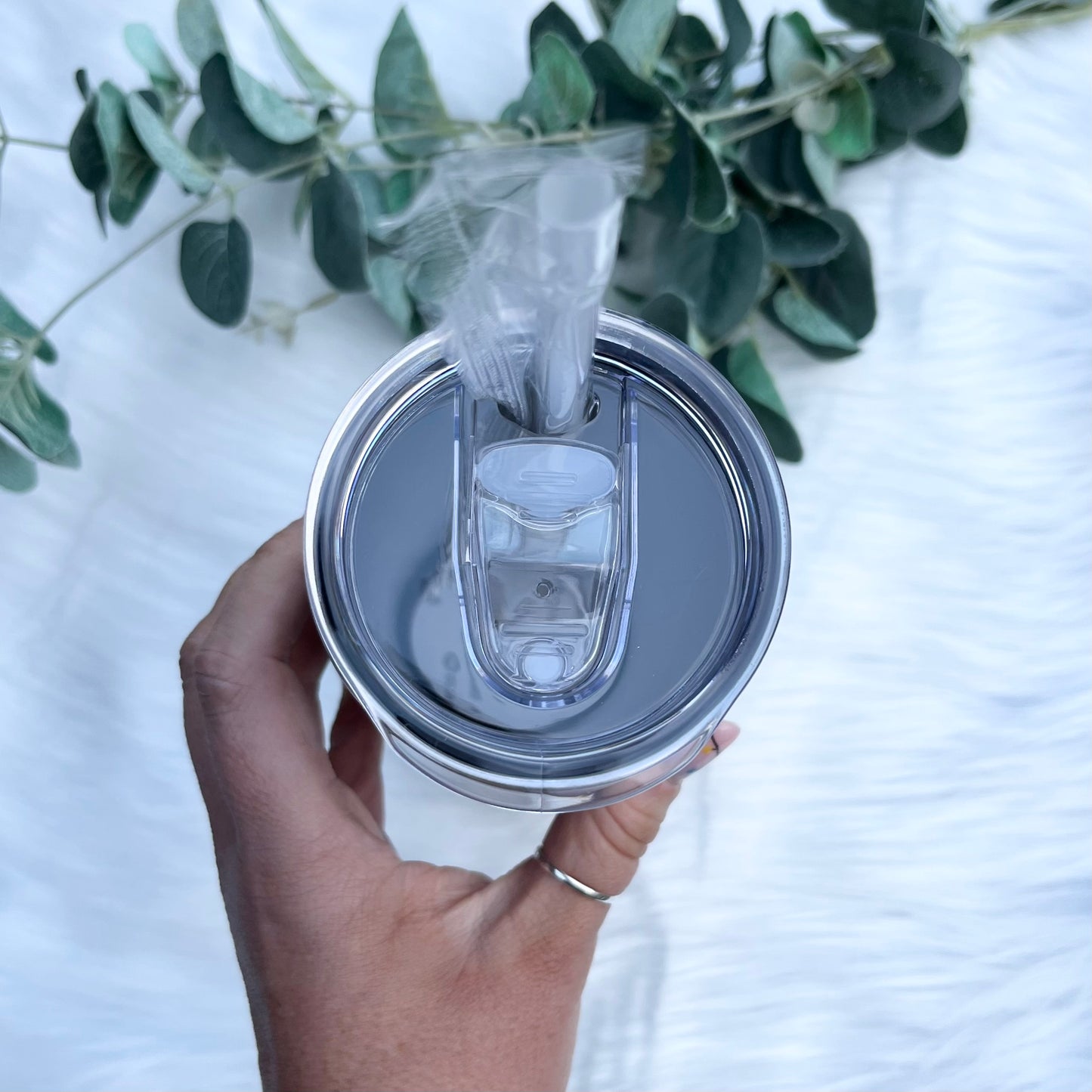 20oz Sublimation Straight Skinny Tumbler - Stainless Steel
