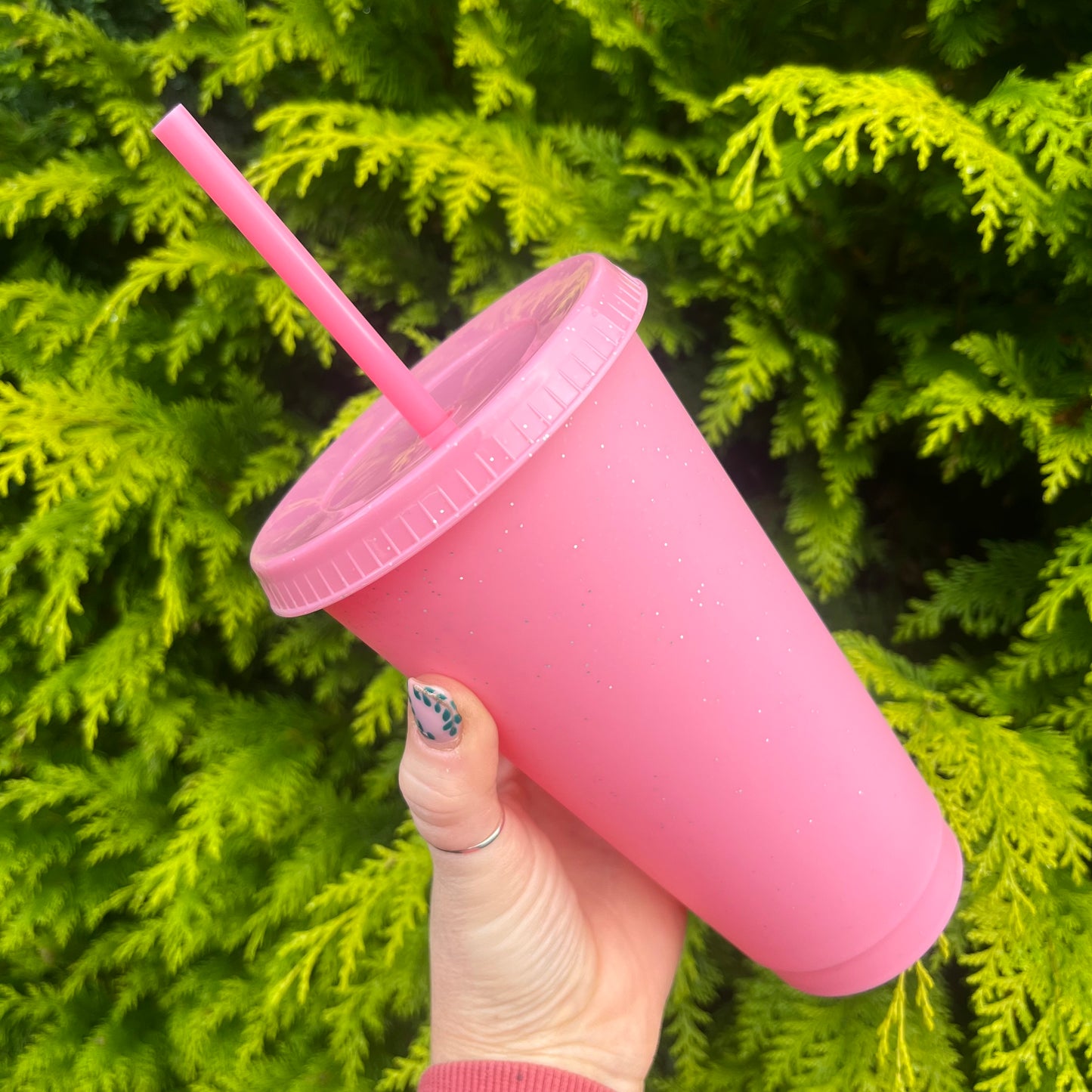 24oz Glitter Cold Cups