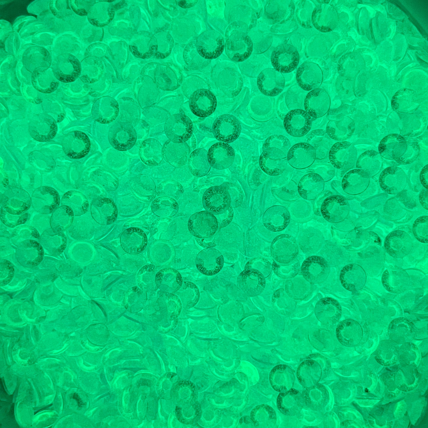 Blue Glow in the Dark Rhinestones - 5mm