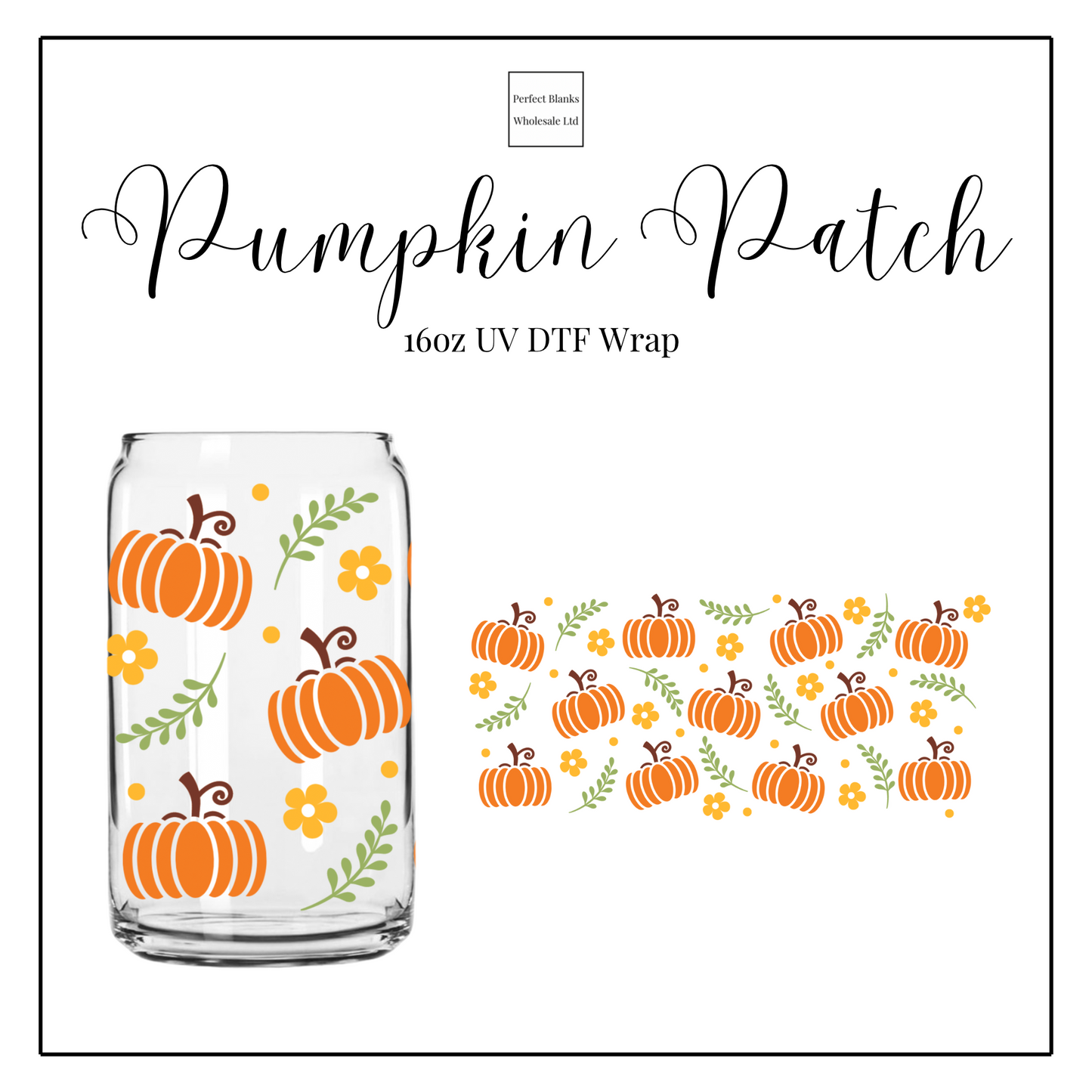 Pumpkin Patch 16oz UVDTF