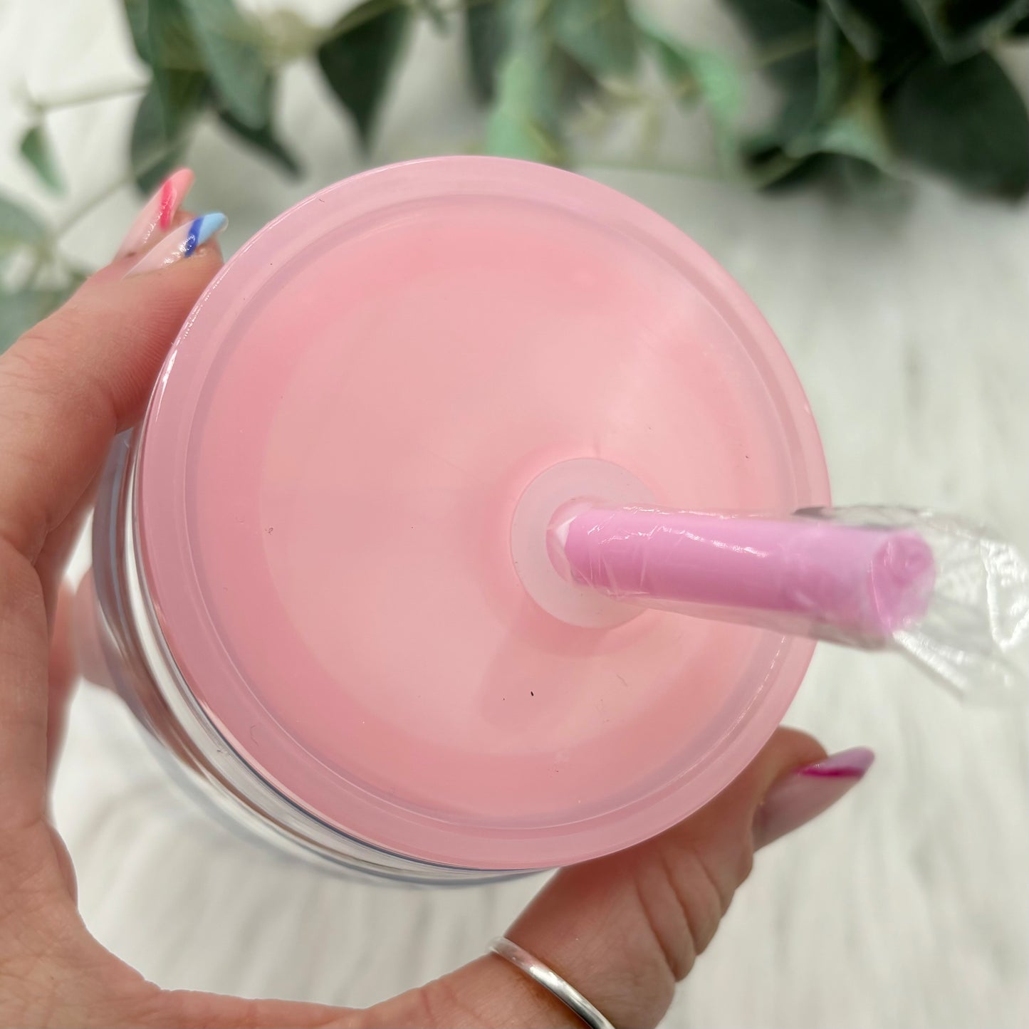16oz Acrylic Double Walled Tumbler - Baby Pink