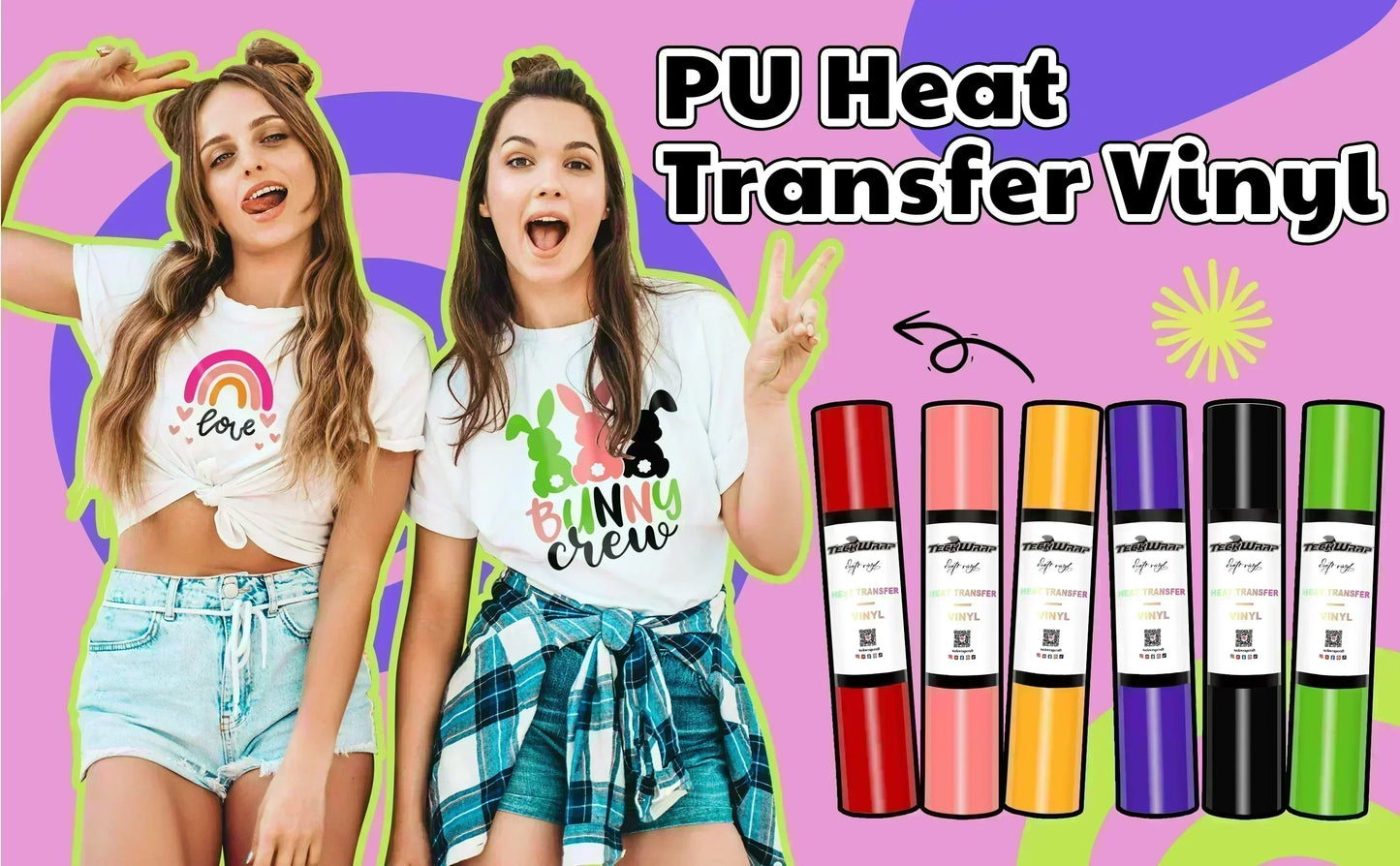 Teckwrap Pastel Pink PU HTV - 5ft