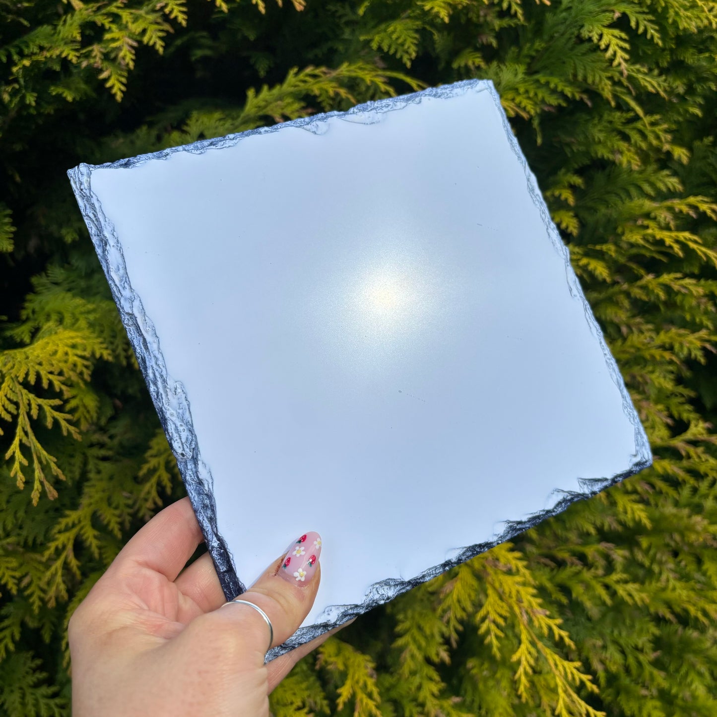 Square Sublimation Photo Slate - 20cm x 20cm