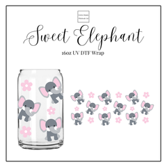 Sweet Elephants 16oz UVDTF