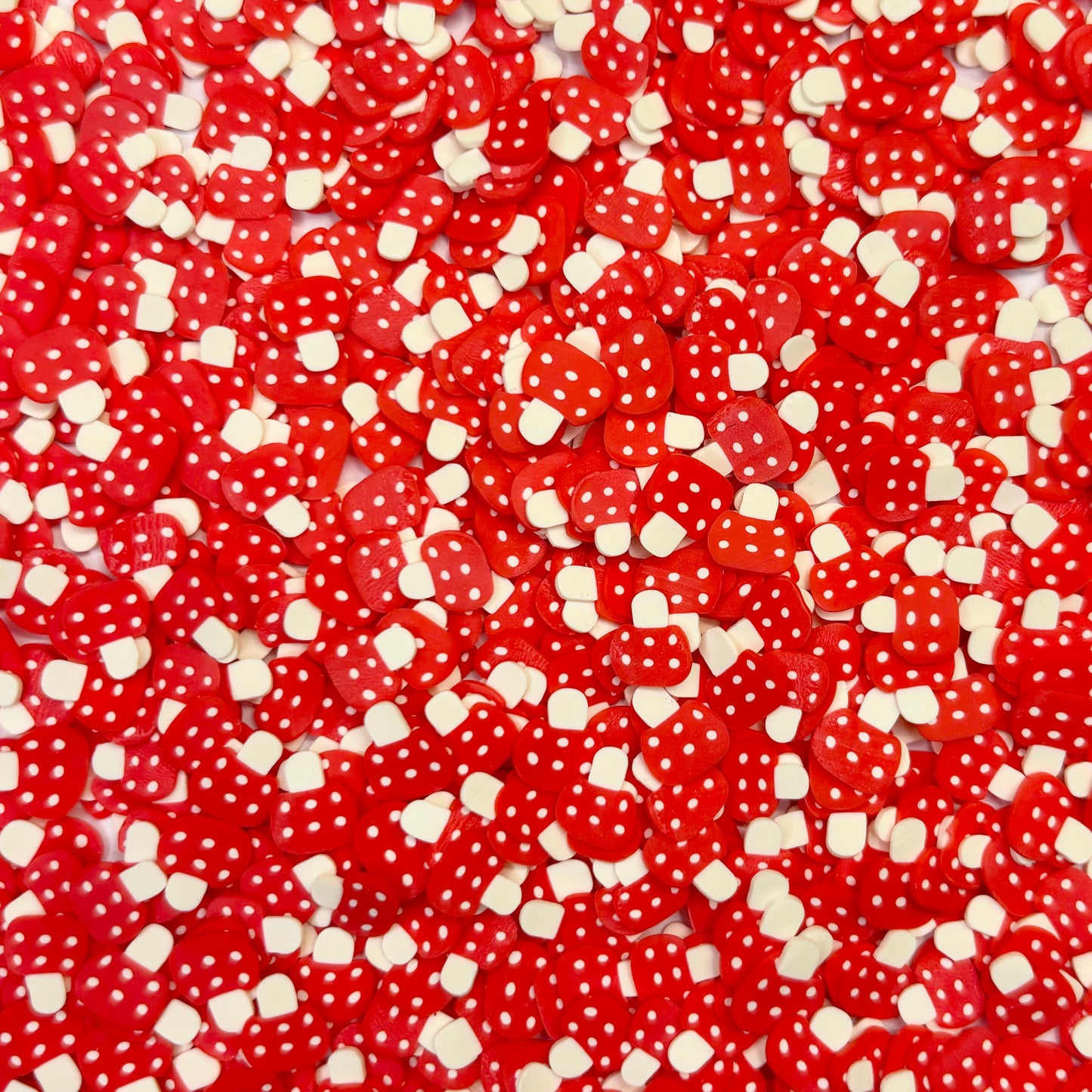 Mushroom Cuties - Polymer Clay Slices 1oz