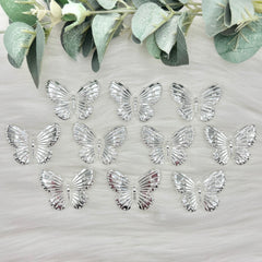 Silver Butterfly Cabochon - 10 Pack of Cabochons