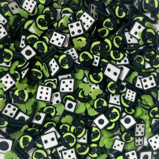 Are You A Gambling Man - Polymer Clay Slices