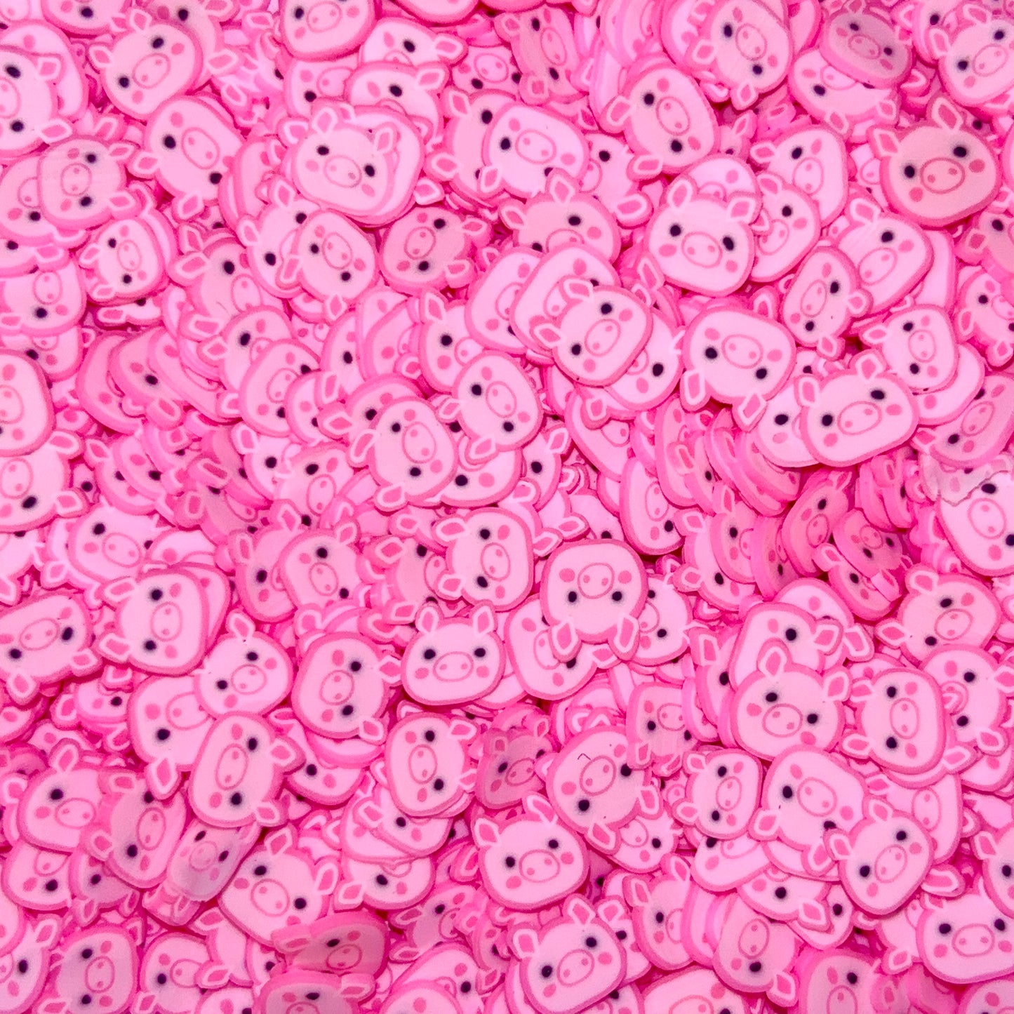 Pink Pigs - Polymer Clay Slices 1oz