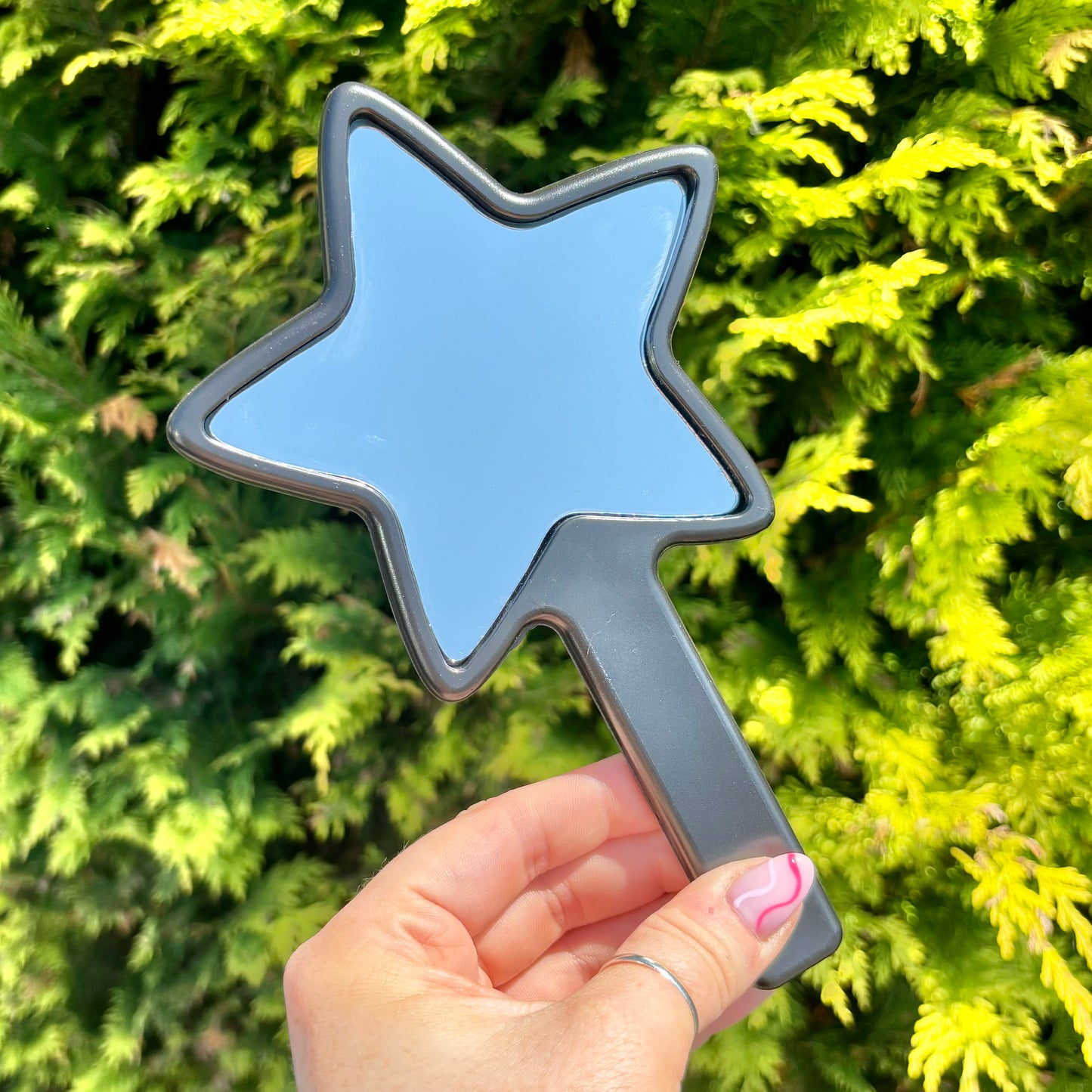 Hand Held Star Mirror
