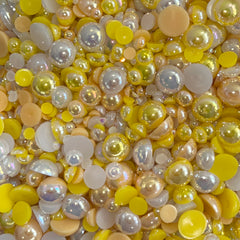 What's Up Buttercup - Pearl and Rhinestone mix