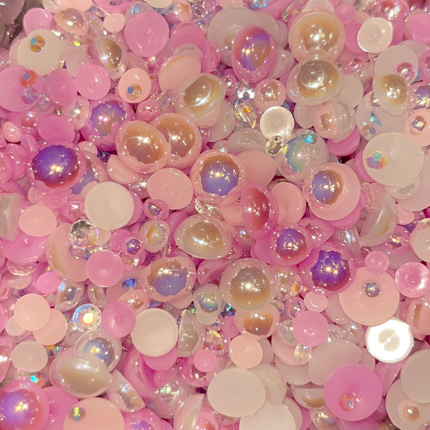 Everything Is Better In Pink - Pearl and Rhinestone mix - 1oz