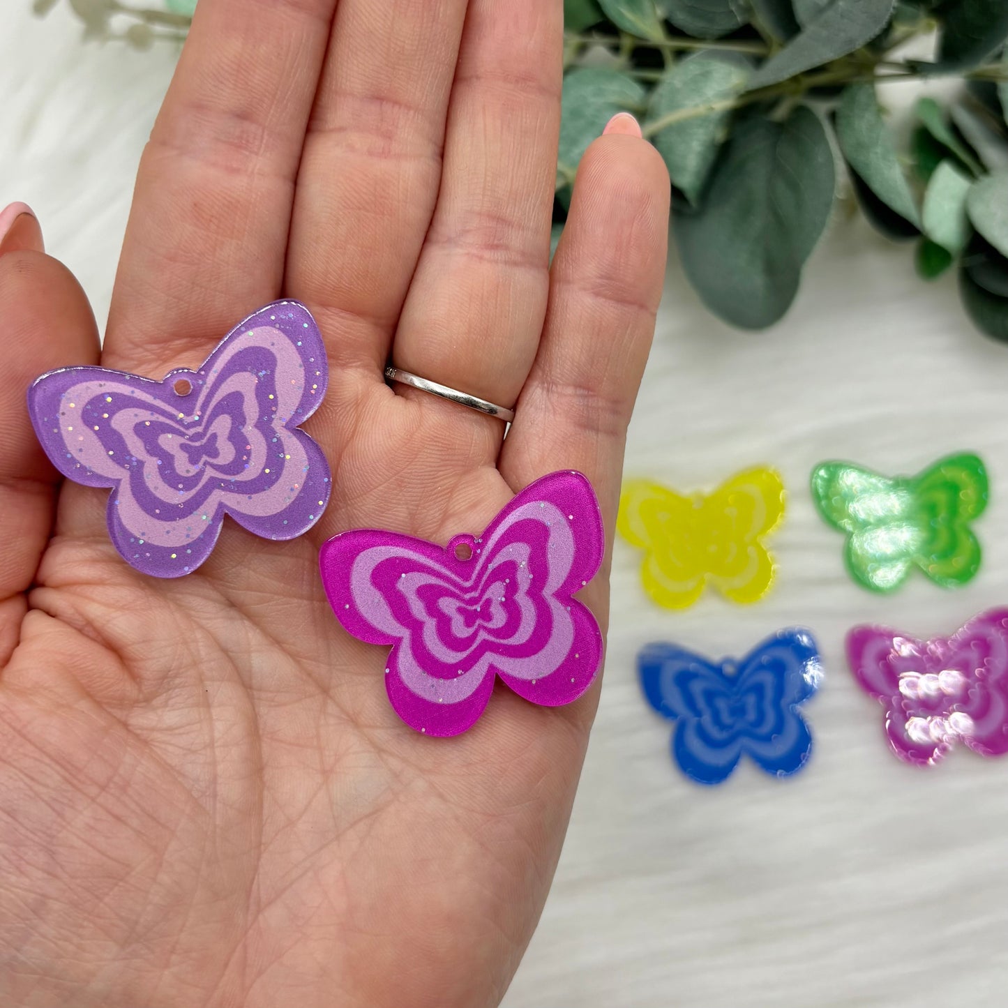 Y2K Butterflies - Pack of 6 Cabochons