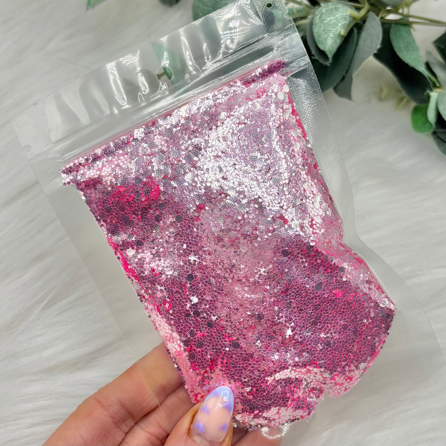 Strawberry Frosting - Chunky Glitter