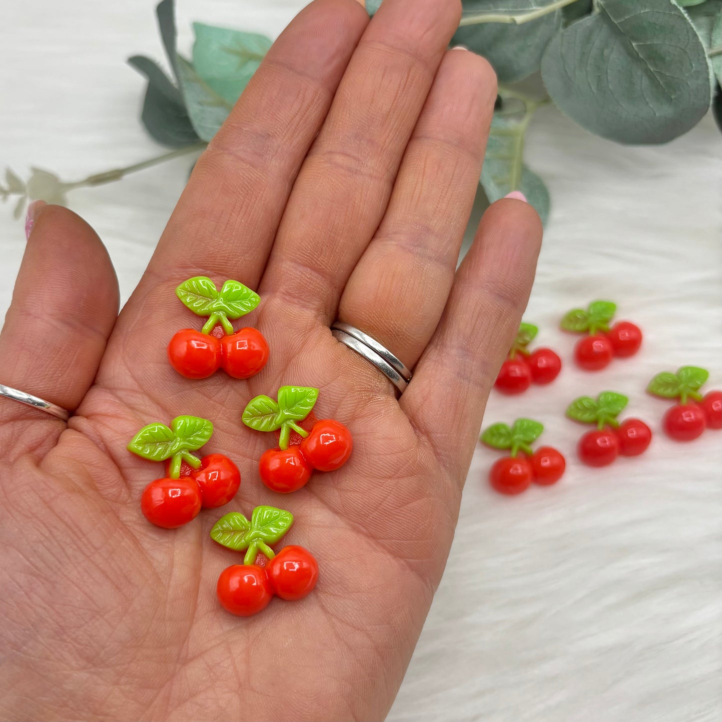 Cute Cherries - 10 Pack of Cabochons