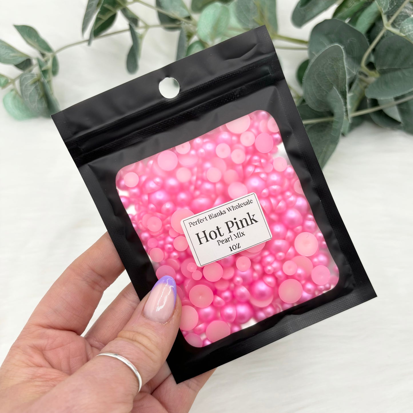 Hot Pink - Pearl mix