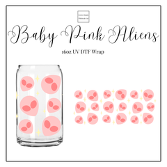 Baby Pink Alien 16oz UVDTF