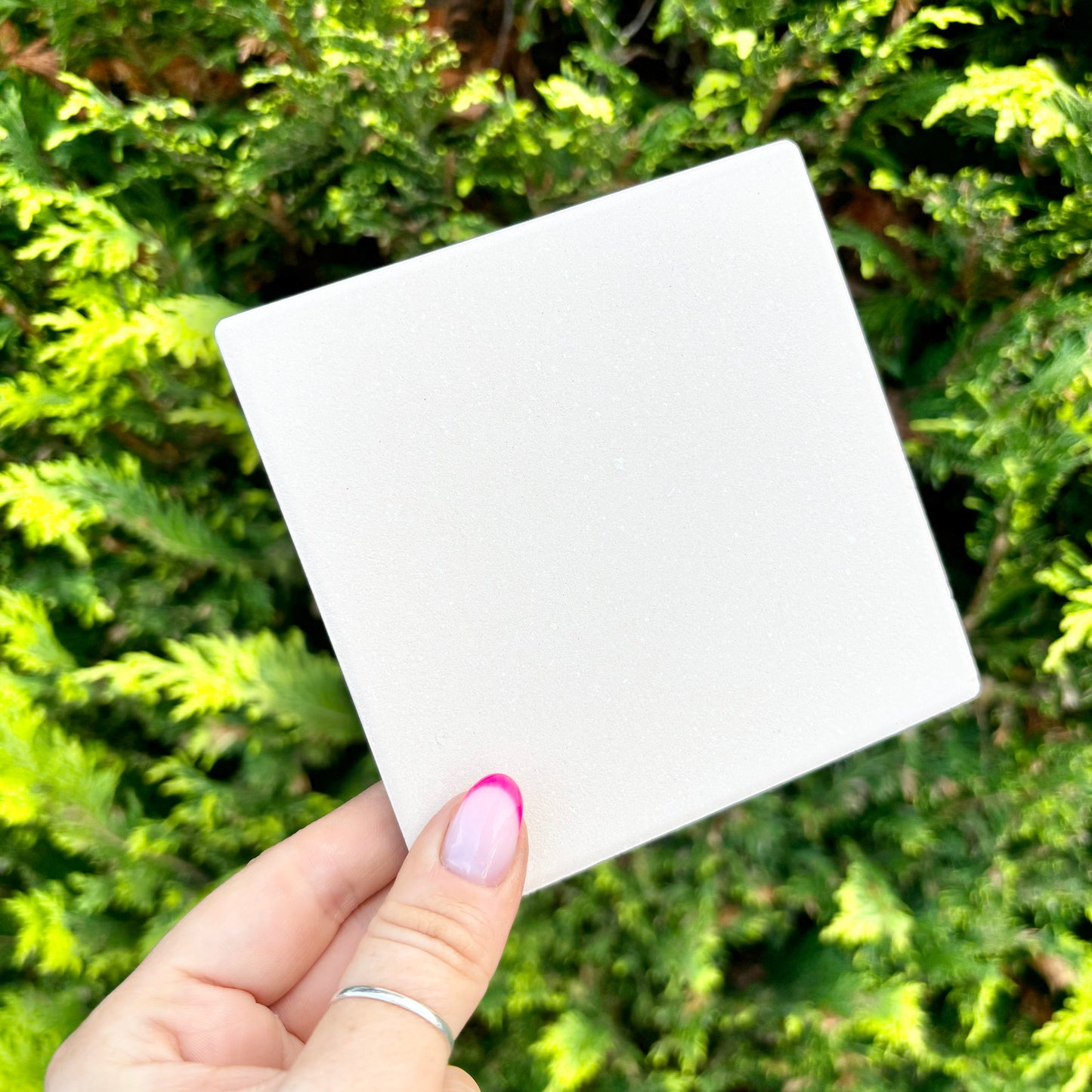 Ceramic Sublimation Coaster - White Gloss