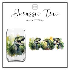 Jurassic Trio 16oz UVDTF