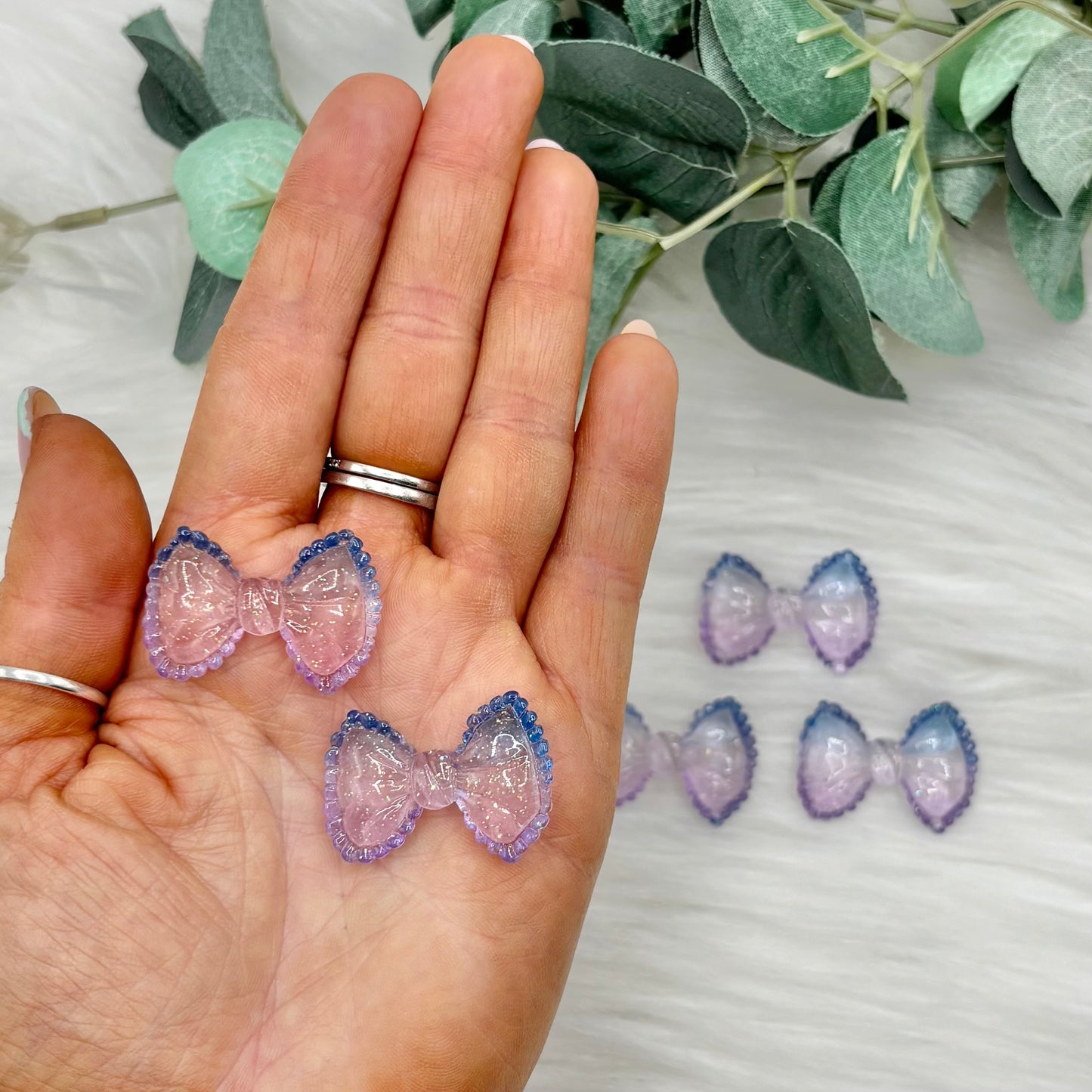 Ombré Bows - 5 Pack of Cabochons