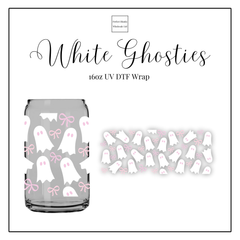White Ghosties 16oz UVDTF
